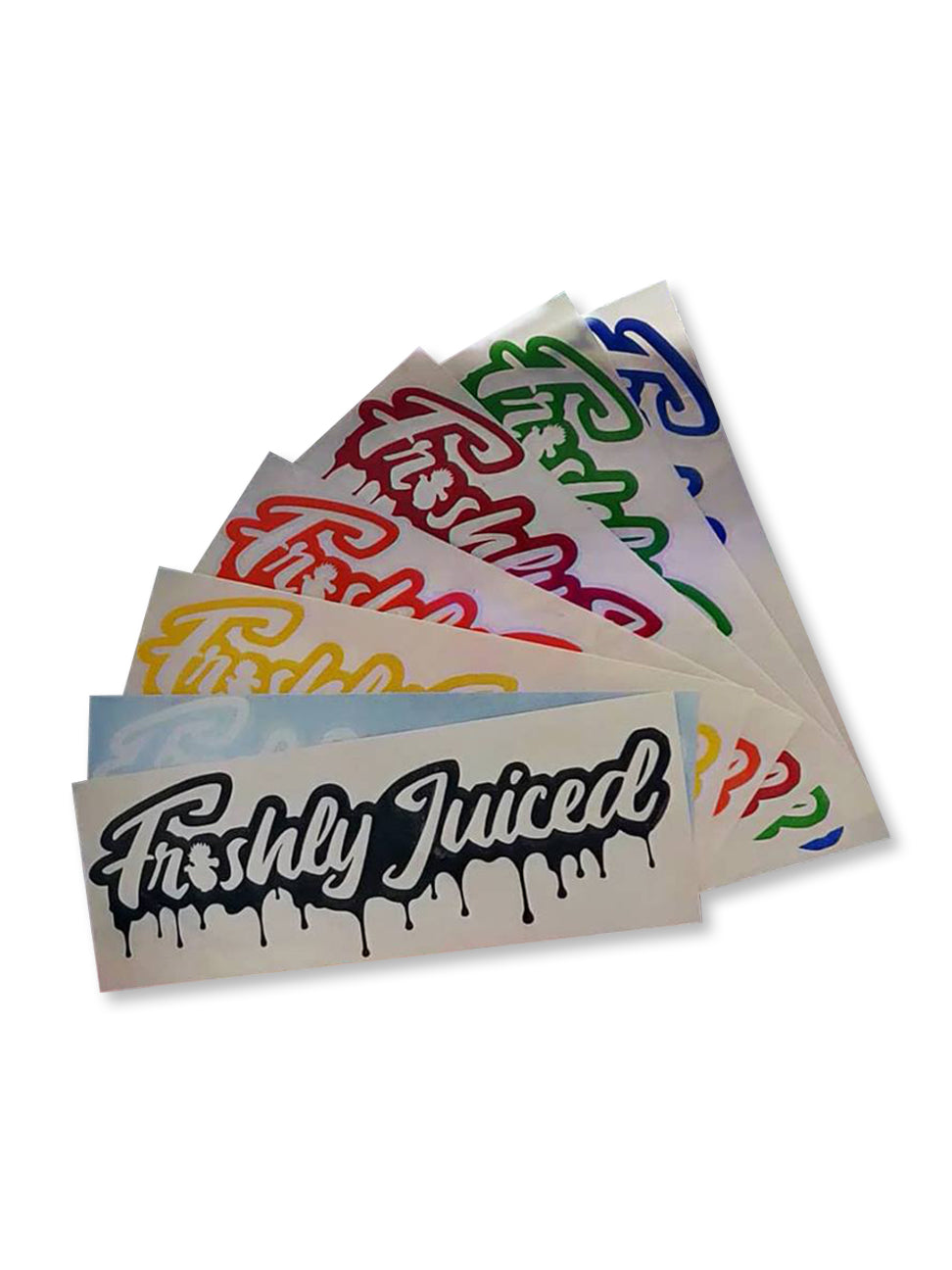 Freshly Juiced "Dripping with Freshness" Vinyl Scene Stickers