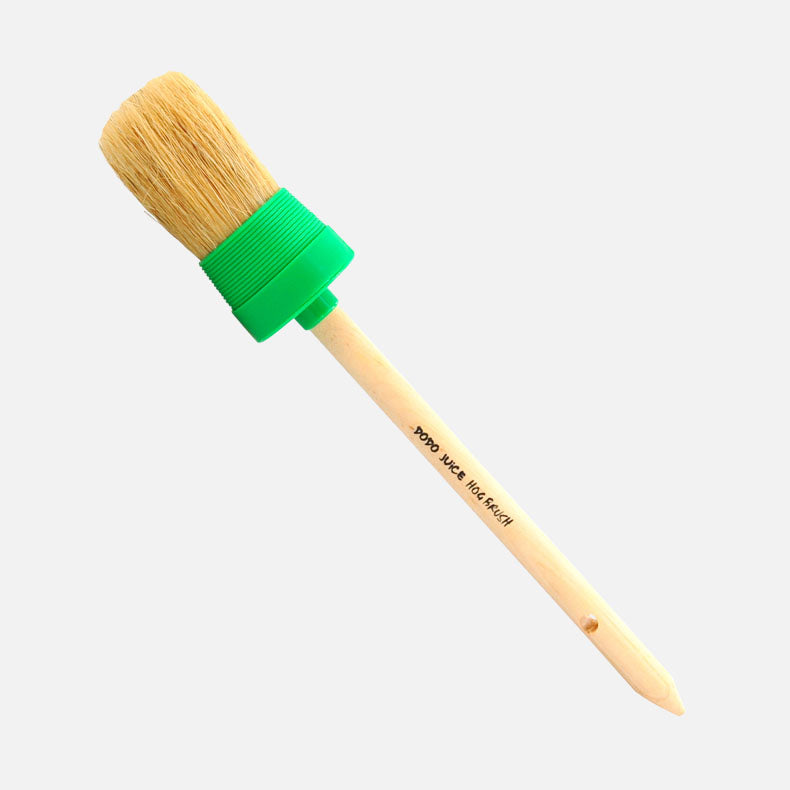 Hog Brush Large 40mm - hog's hair detailing/wheel brush with plastic collar/ferrule