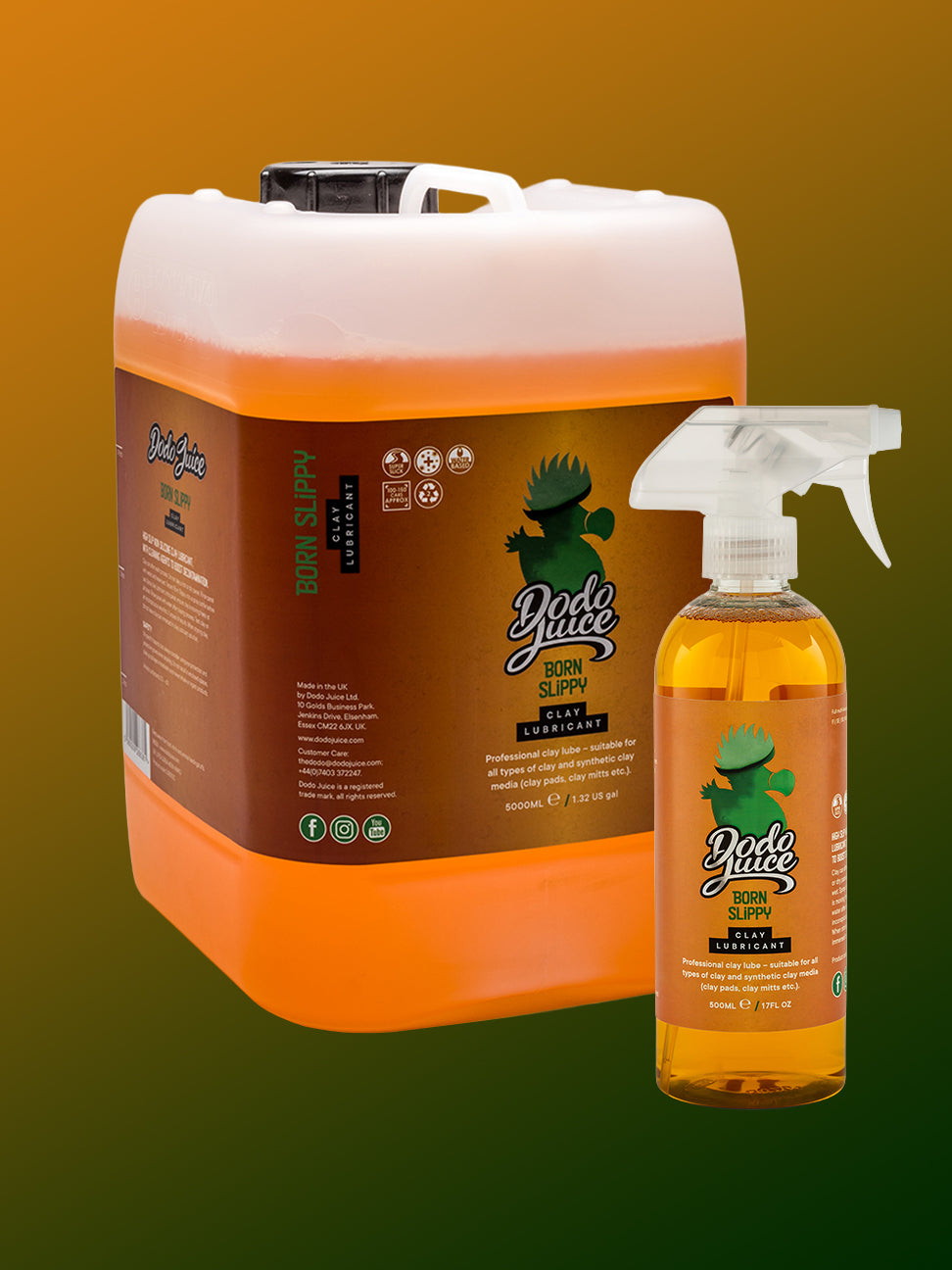 Born Slippy 500ml/5 litre - specialist clay lubricant