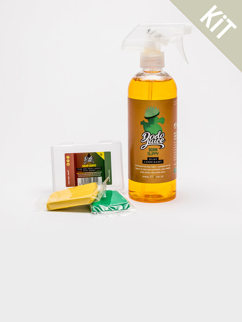 Born to Clay Kit - Clay Bar and Clay Lube Bundle (2 Items)