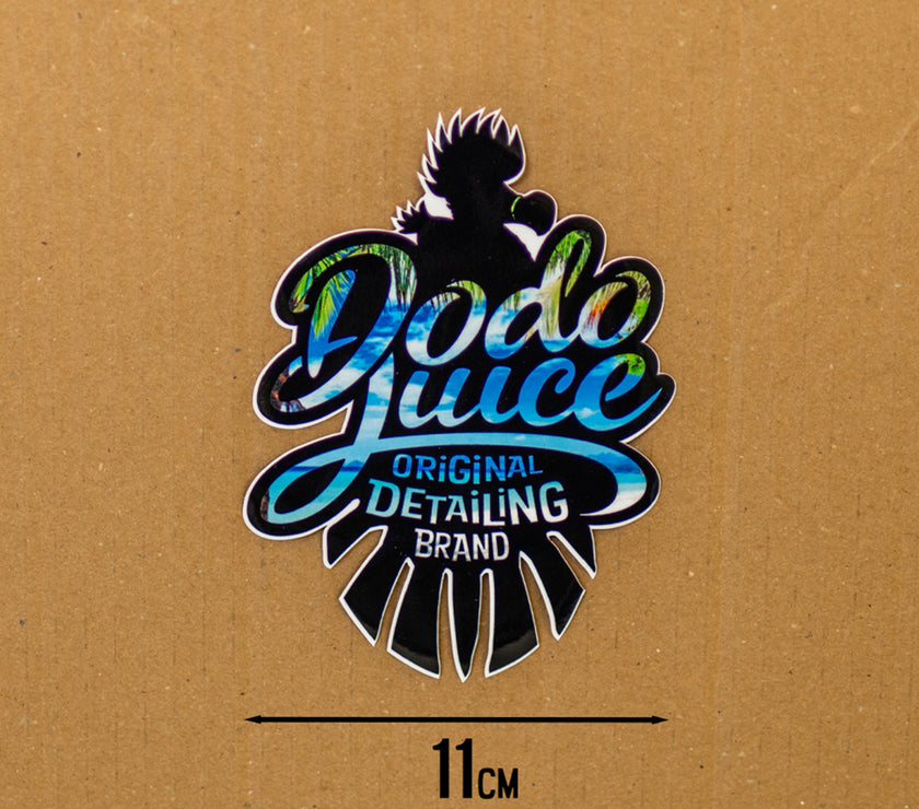 Point the way to shine with this Dodo signpost logo sticker, a bright  addition to any detailing collection.