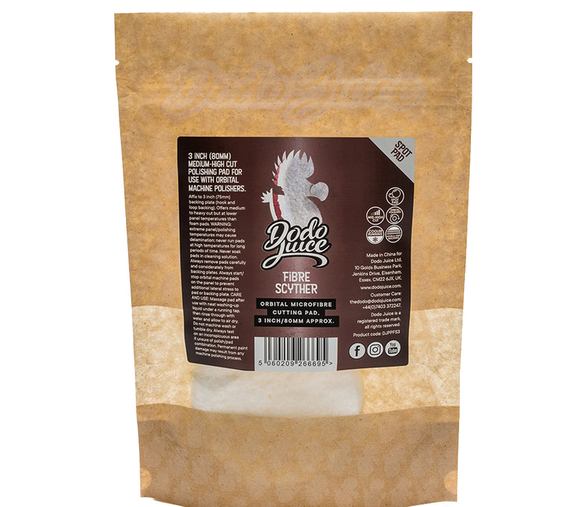 Fibre Scyther Spot Pad - Microfibre Orbital Cutting Pad 80mm (3 inch)