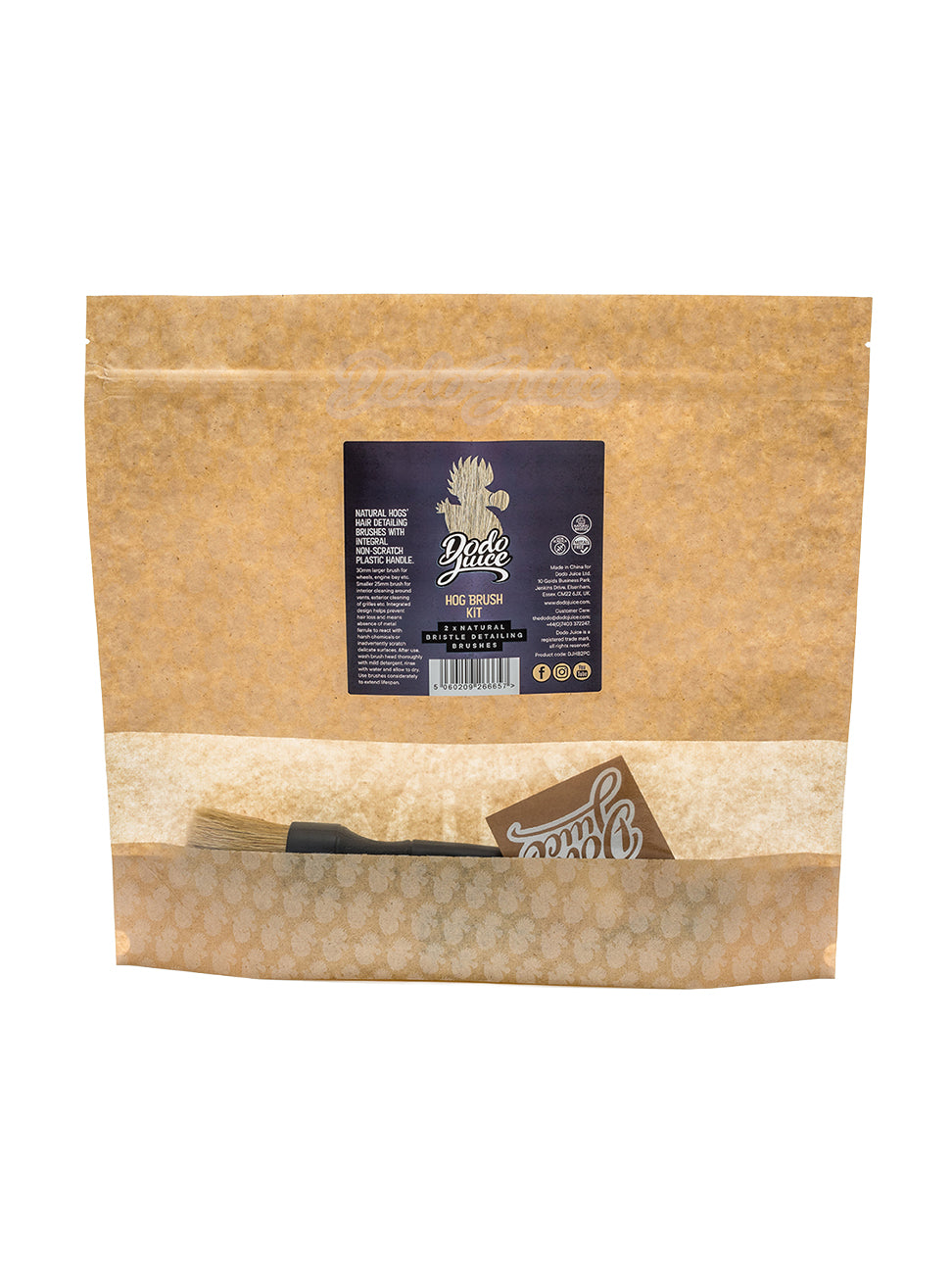 Hog Brush Kit - Hog's Hair Detailing Brushes x2