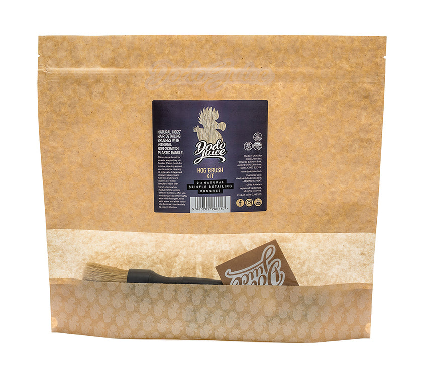 Hog Brush Kit - Hog's Hair Detailing Brushes x2