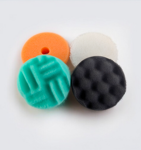 Orbital Spot Pad Selection - 4x orbital/DA machine polishing pads (fine, mid, heavy cut) - 75-90mm (2.75-3 inch)HS 8466928000