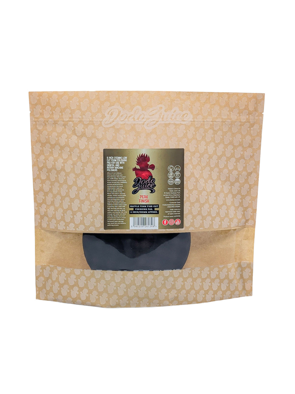 Peak Finish Spot Pad - Waffle Foam Finishing Pad, 150mm (6 inch)