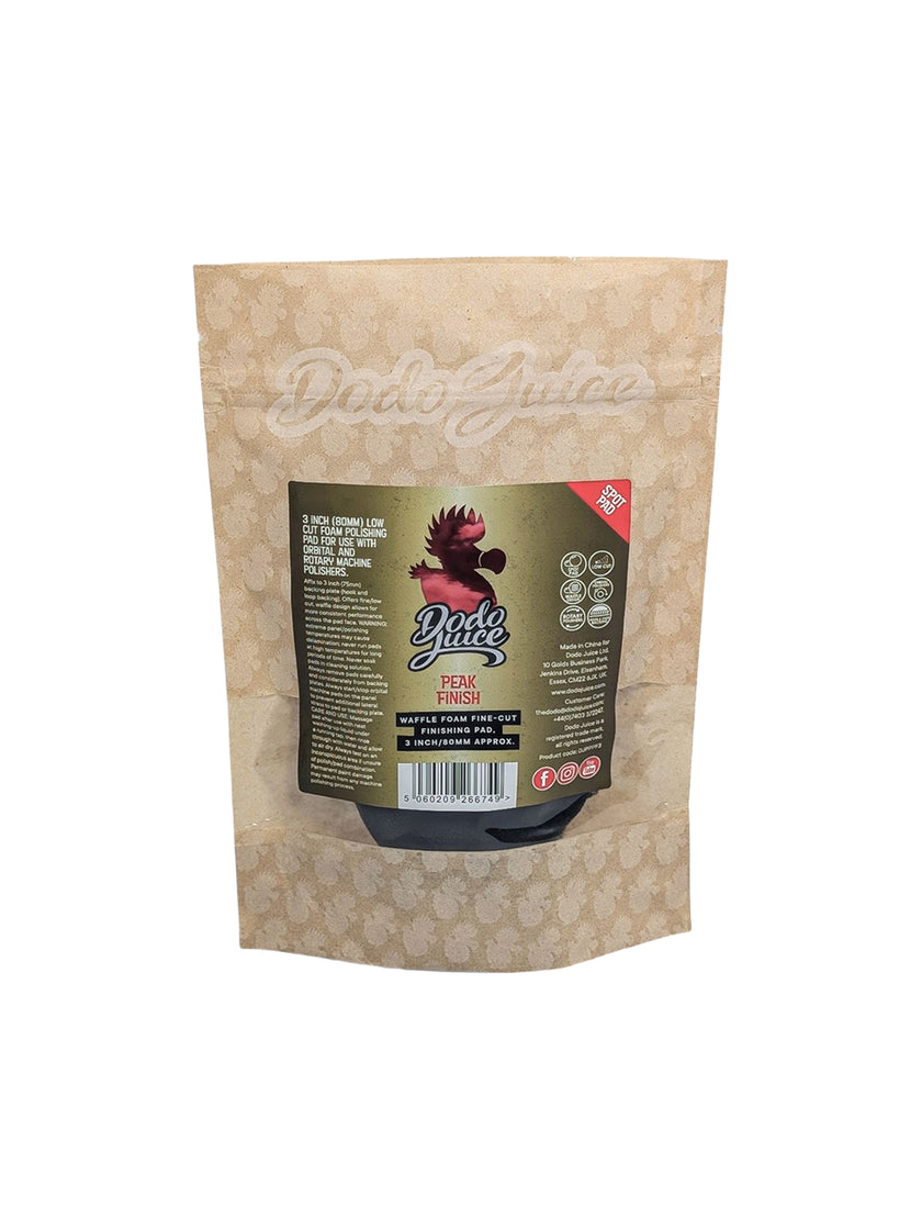 Peak Finish Spot Pad - Waffle Foam Finishing Pad, 80mm (3 inch)