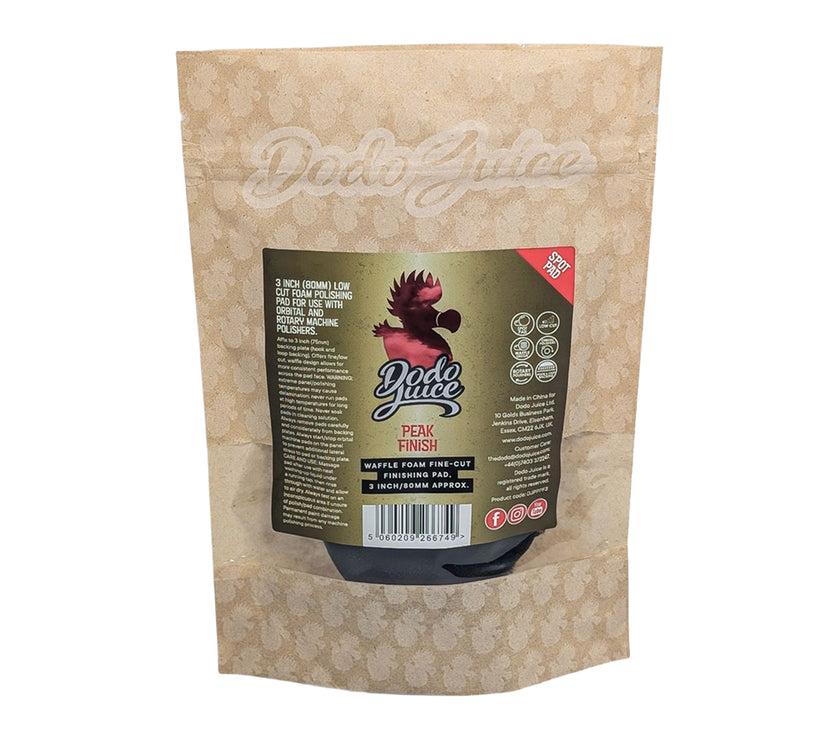 Peak Finish Spot Pad - Waffle Foam Finishing Pad, 80mm (3 inch)