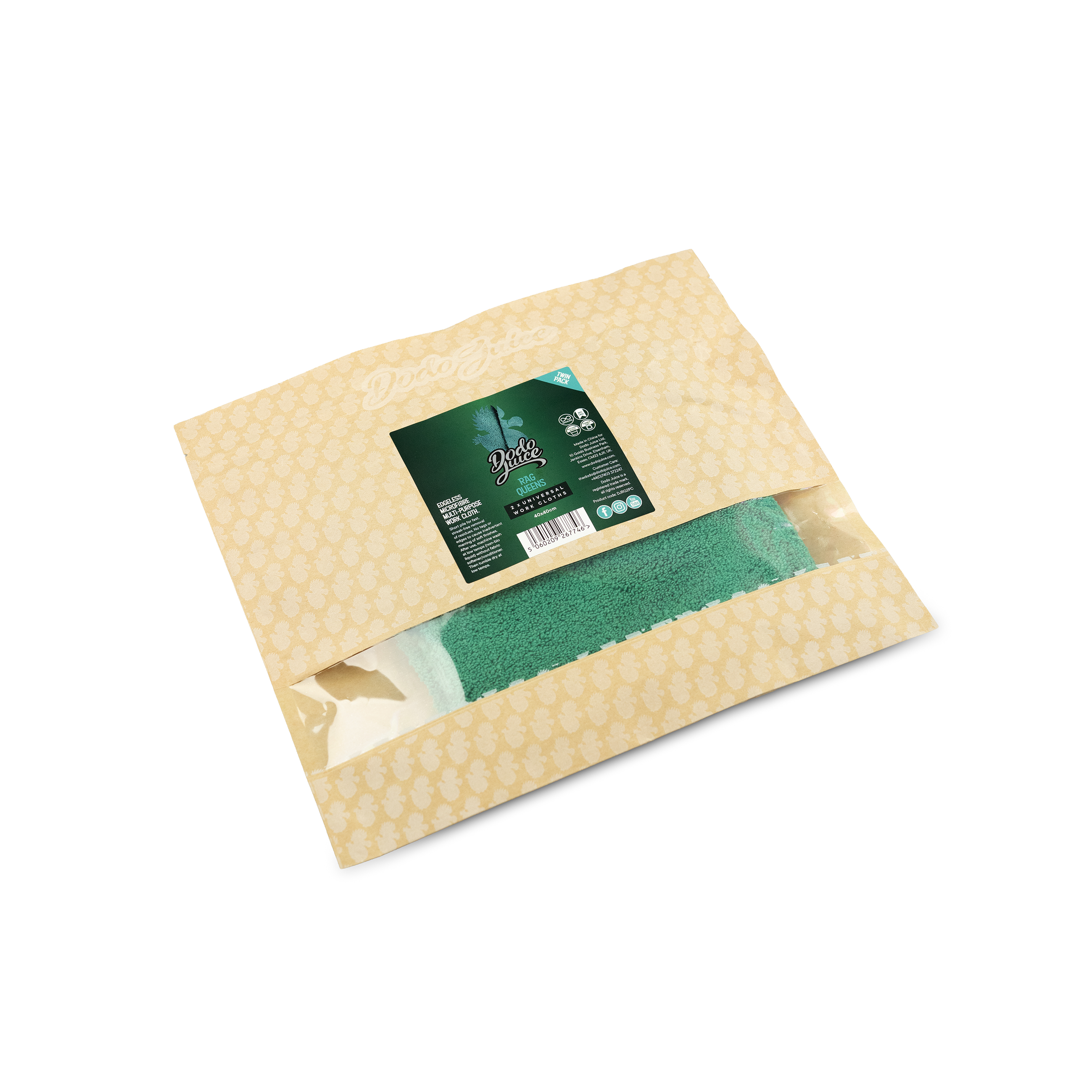 Rag Queen - Buffing, Polishing and Cleaning Cloth (Twin Pack)