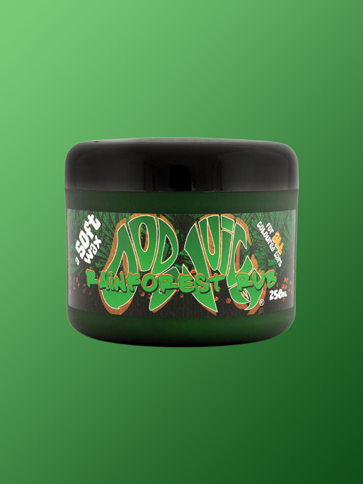 Rainforest Rub 250ml OLD STYLE - our original carnauba soft wax - OFFER HS 3404900000