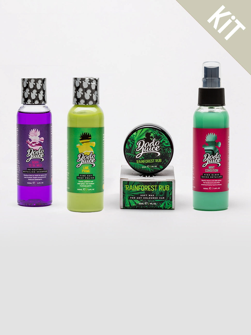 Simple Sample Kit - Starter Bundle With Carnauba Car Wax (4 Items)