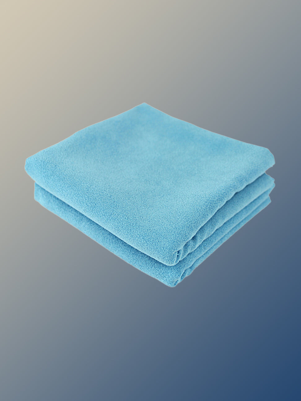 Two Suede Blues - Microsuede Buffing Cloth Twin Pack - 2 x 40x40cm