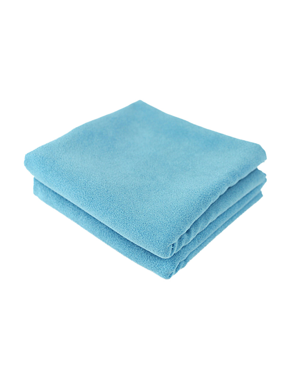 Two Suede Blues - Microsuede Buffing Cloth Twin Pack - 2 x 40x40cm