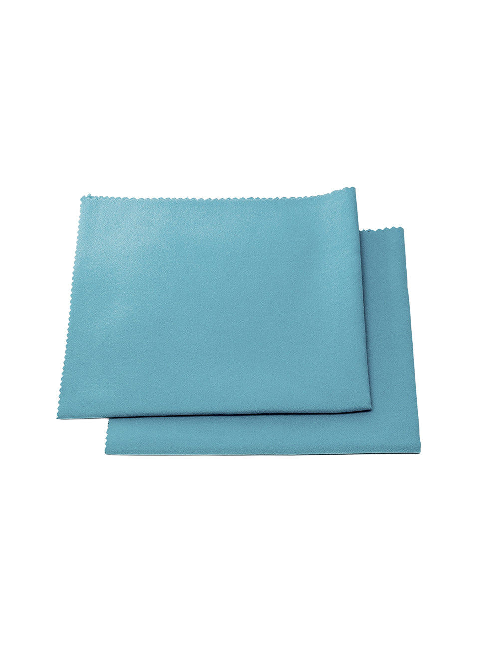Two Suede Blues - Microsuede Buffing Cloth Twin Pack - 2 x 40x40cm