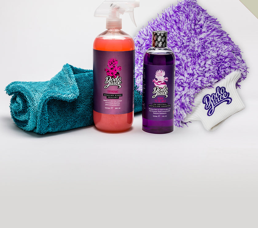 Wash Boss kit - Shampoo, Mitt and Towel Wash Stage Bundle (4 Items)