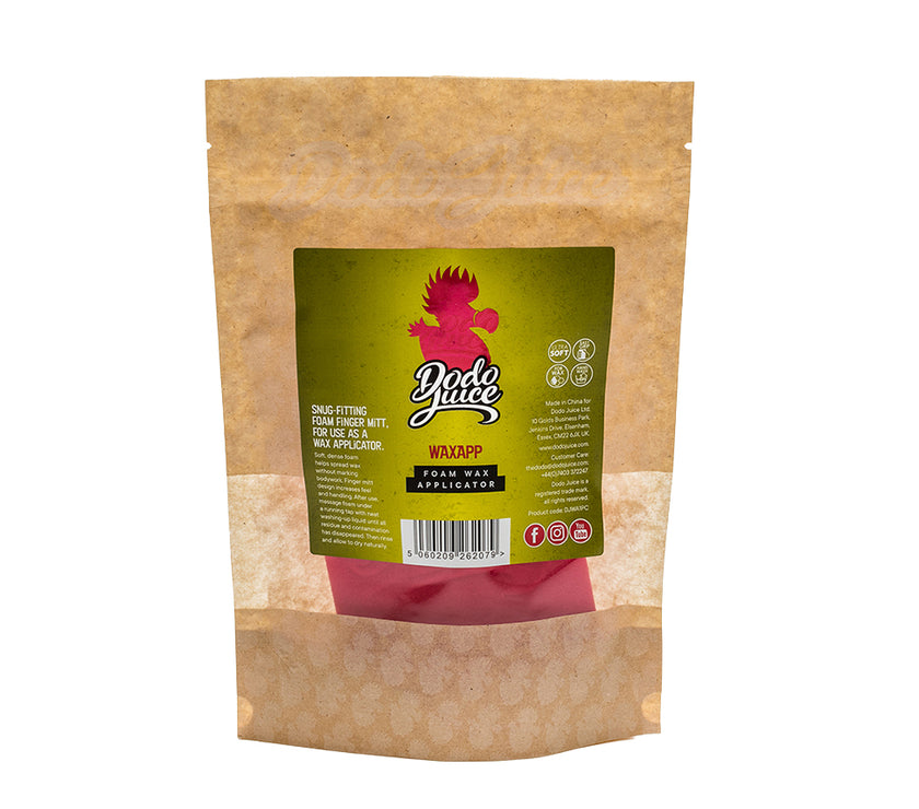 WaxApp - Soft Foam Finger Mitt