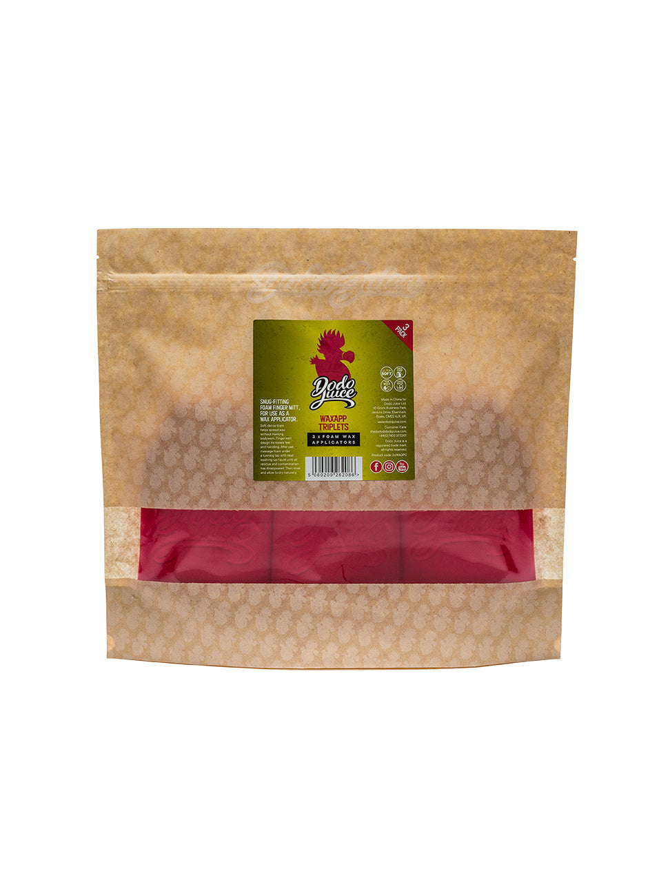 WaxApp - Soft Foam Finger Mitt