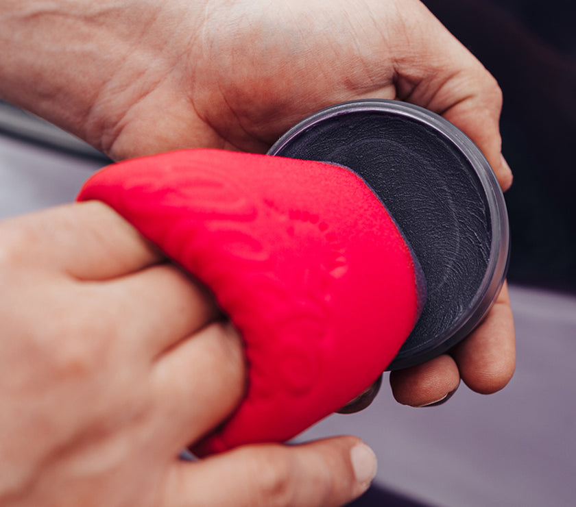 WaxApp - Soft Foam Finger Mitt