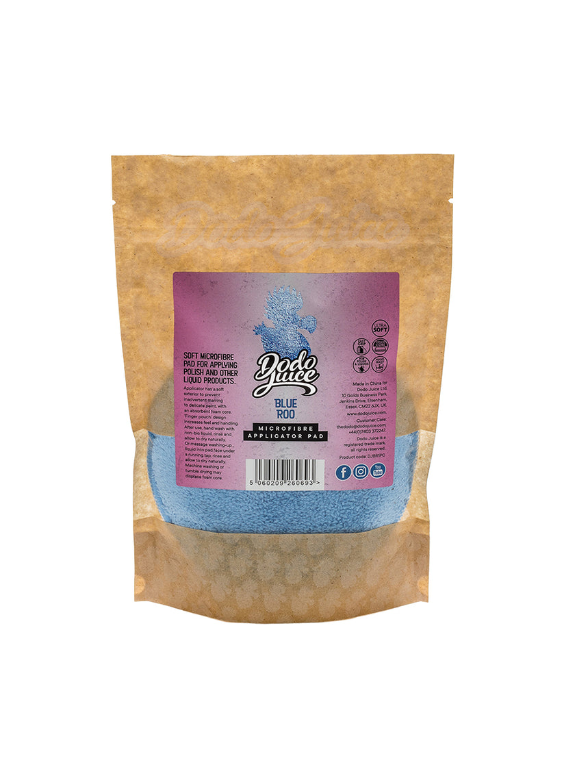 Blue Roo - Plush Microfibre Polish/Dressing Applicator Pad