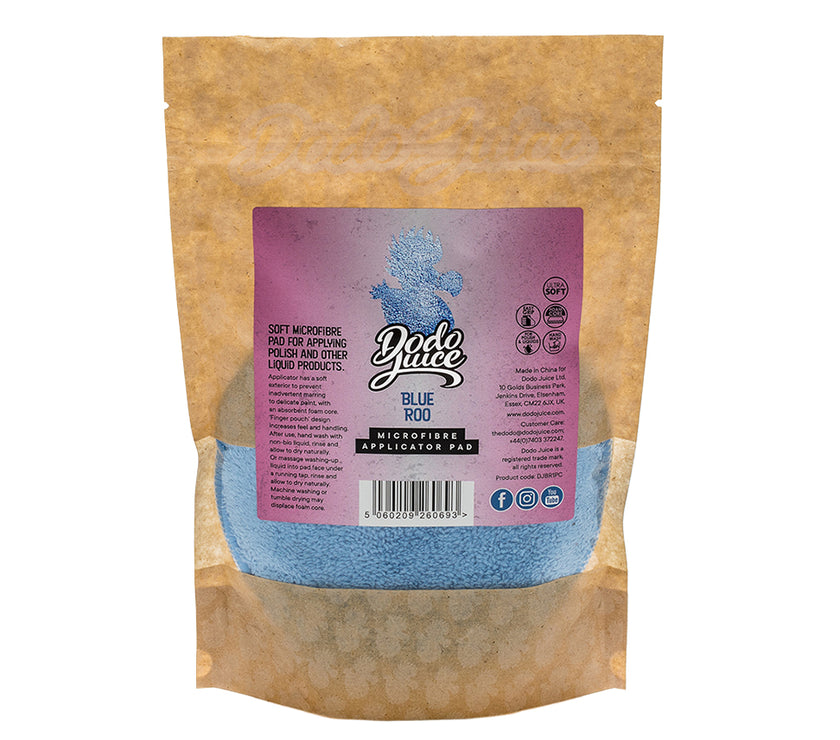 Blue Roo - Plush Microfibre Polish/Dressing Applicator Pad