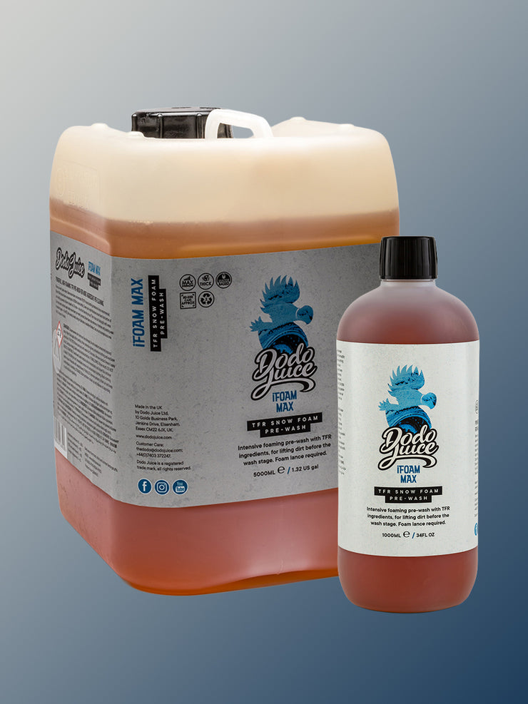 iFoam Max 1 litre/5 litres - TFR snow foam (aggressive pre-wash for max cleaning performance) HS 3402909000