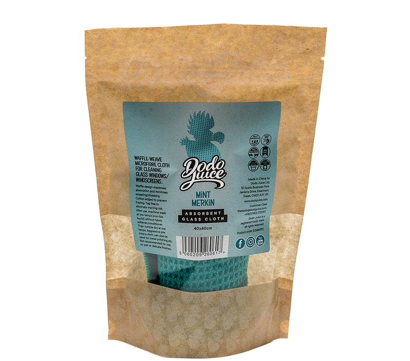 Mint Merkin - Waffle-Weave Microfibre Glass Cloth