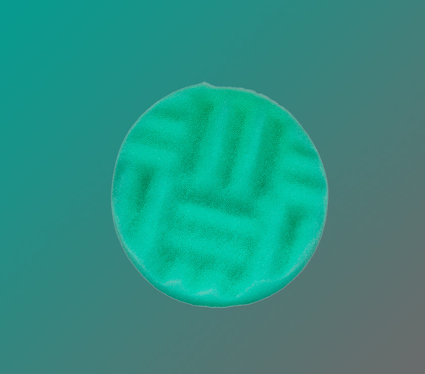 Shark Fin Spot Pad - Fin-Cut Foam Polishing Pad, 75mm (3 inch)