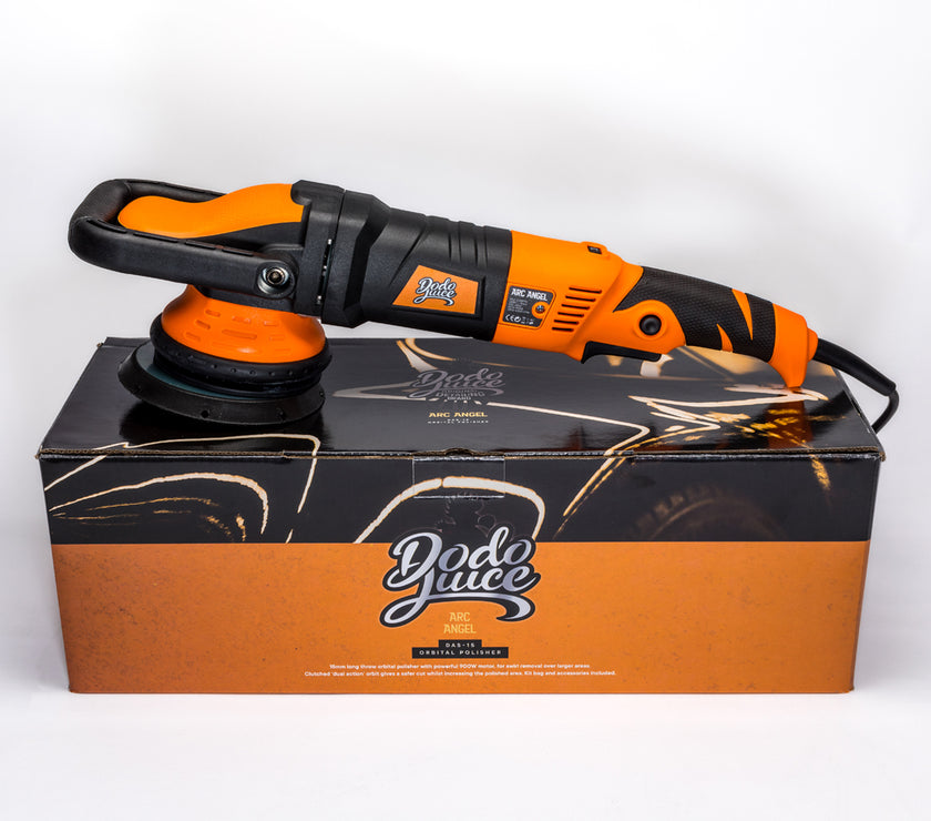 Arc Angel - DAS-15 long throw orbital machine polisher - 15mm throw, inc backing plate, bag (900W, UK plug 240V) - UNBOXED (CLEARANCE)