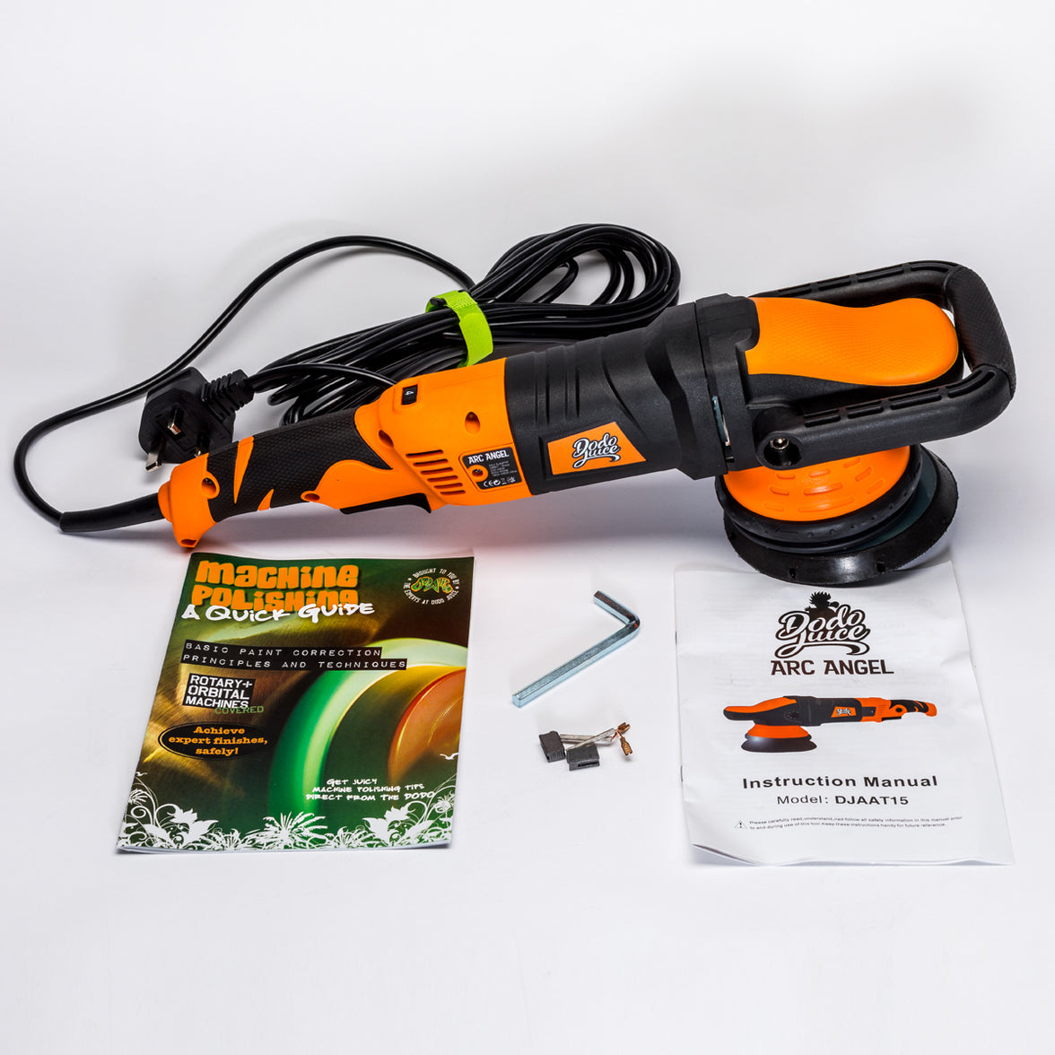 Arc Angel - DAS-15 long throw orbital machine polisher - 15mm throw, inc backing plate, bag (900W, UK plug 240V) - UNBOXED (CLEARANCE)