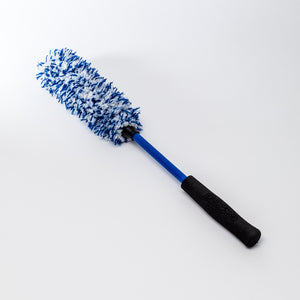 Barrel Brush - soft microfibre wheel cleaning brush - long handle for deeper cleaning HS 9603909100