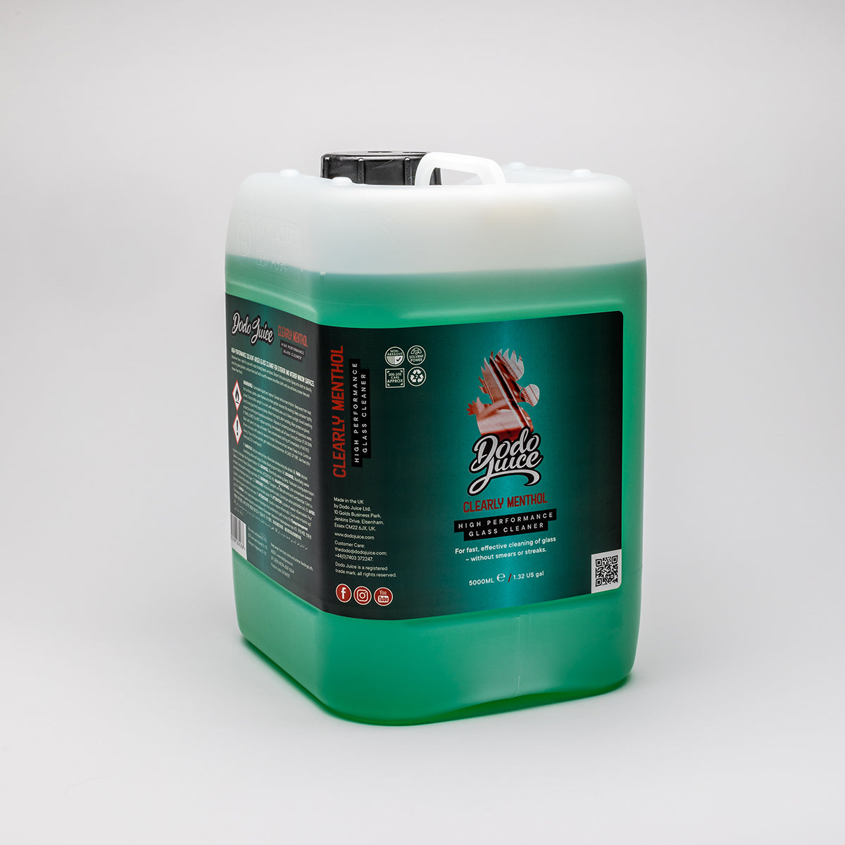 Clearly Menthol 500ml/5 litres - professional quality glass/window cleaner HS 3405909000