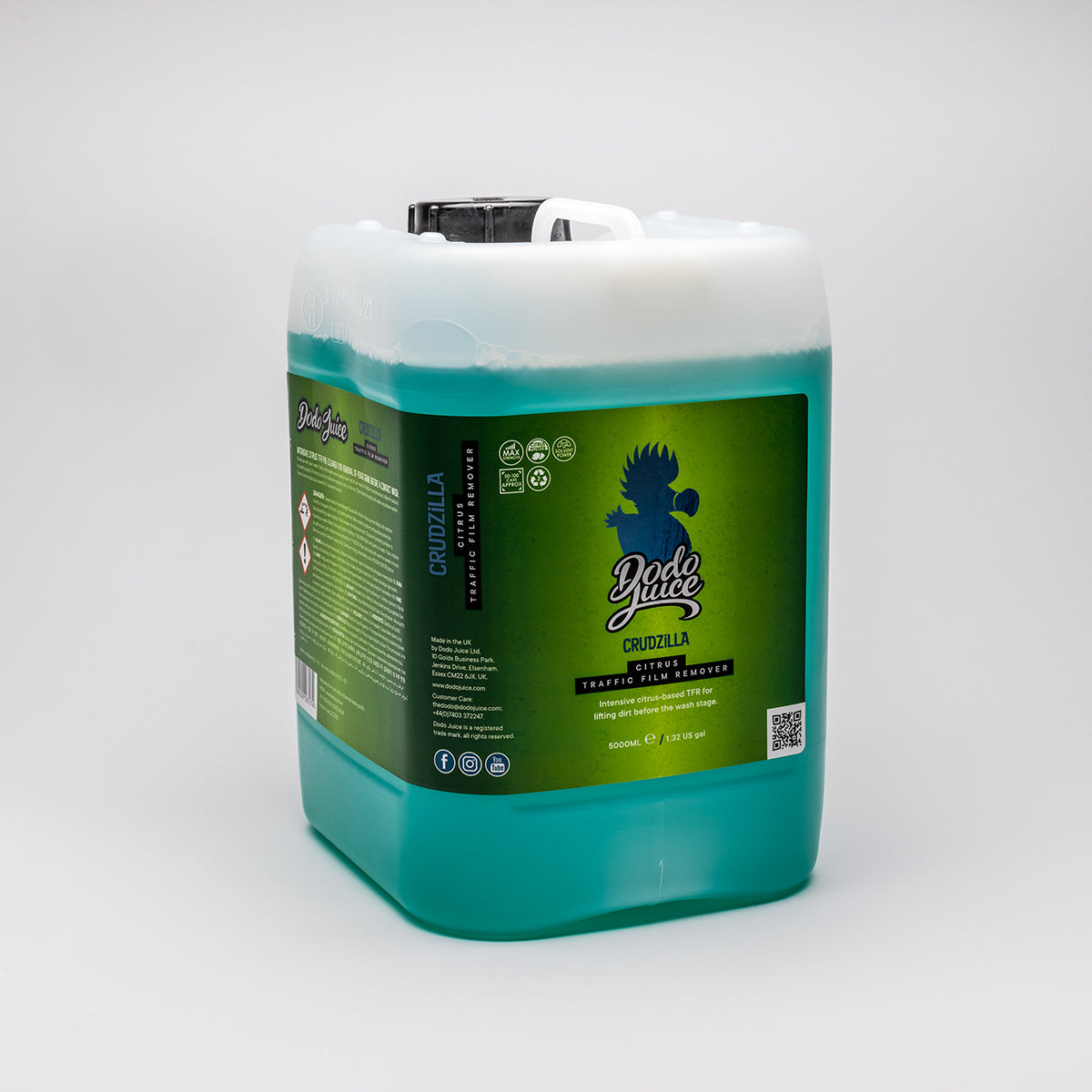 Crudzilla 1 litre/5 litres - powerful citrus Traffic Film Remover (TFR) for pre-wash etc. HS 3405300000
