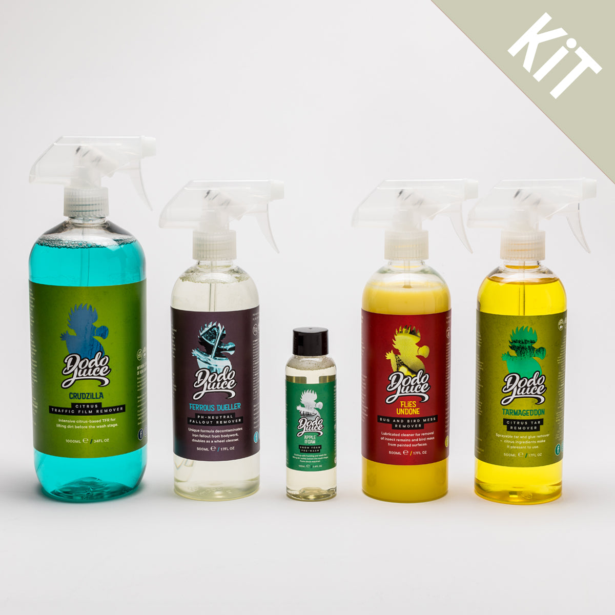 Heavy Hitters - pre-wash and decontamination bundle (5 items) £7 saving HS 3405300000