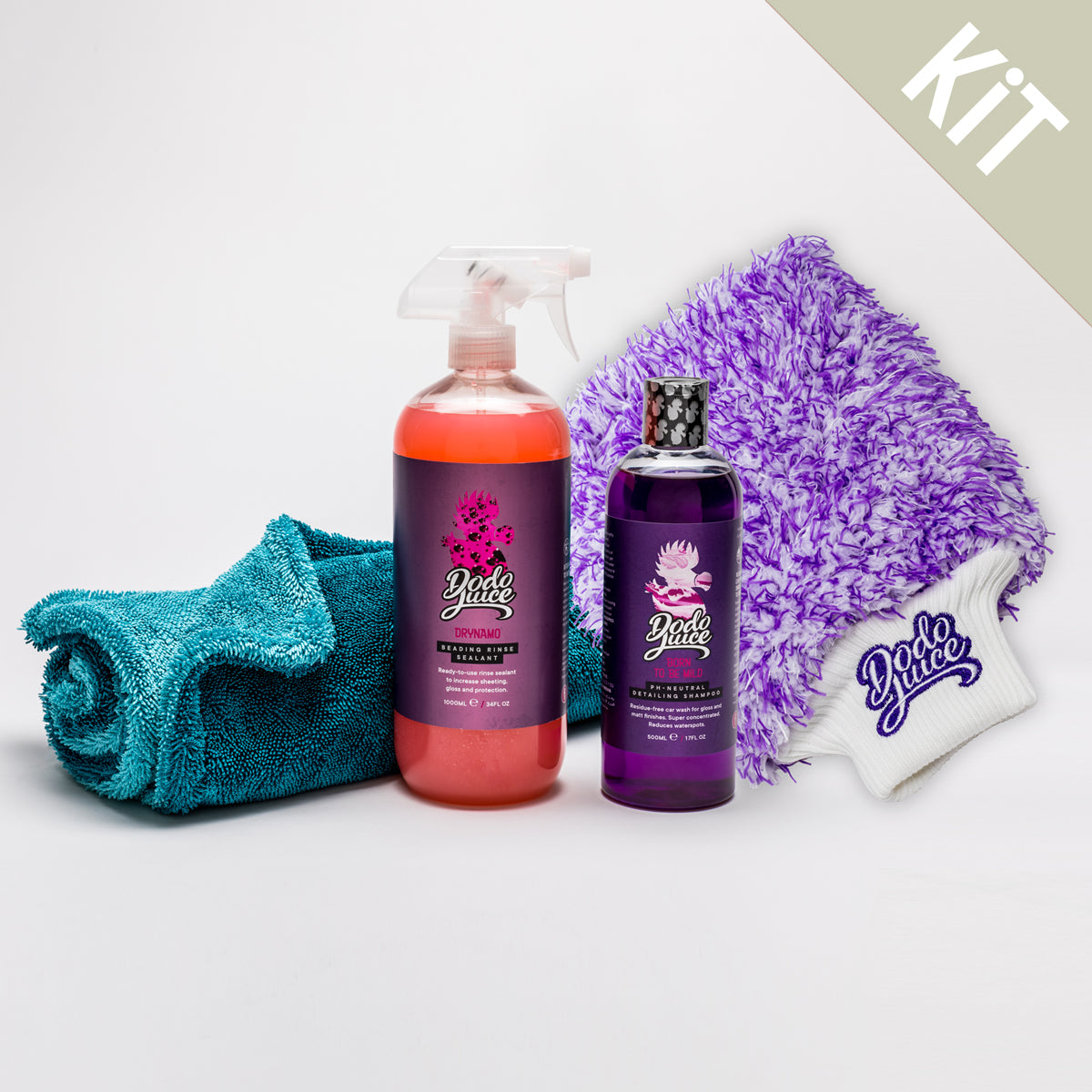 Wash Boss kit - shampoo, mitt and towel wash stage bundle (4 items) - up to £8 saving HS 3405300000