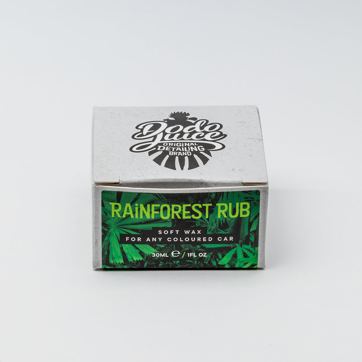 Rainforest Rub 30ml - our original carnauba soft wax - for any colour car HS 3404900000
