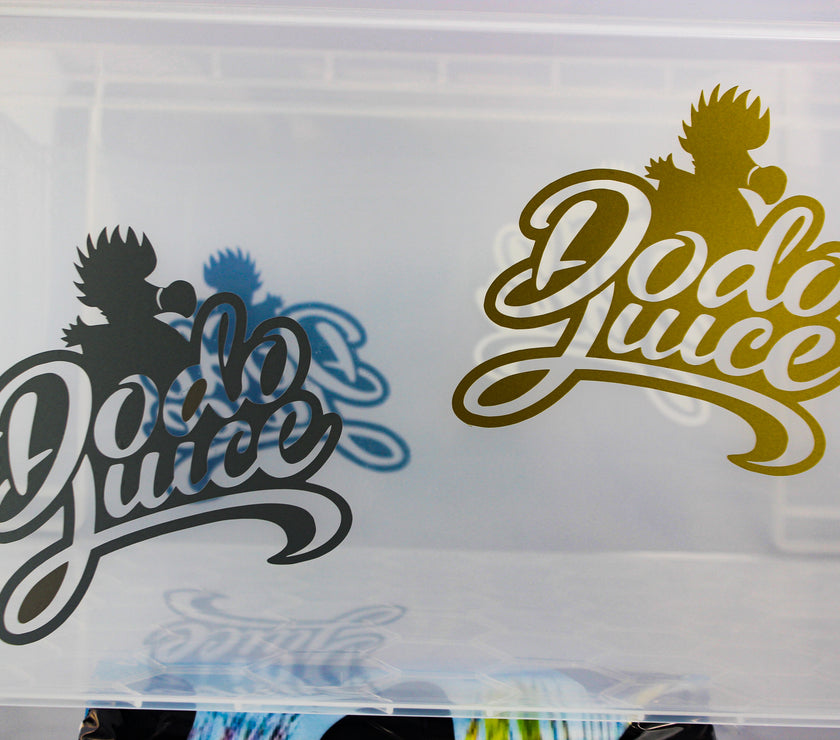 Dodo Juice REFRESH Logo With Mr Skittles Cut Vinyl Solid Colour