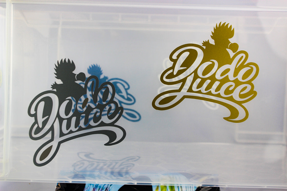 Dodo Juice REFRESH Logo With Mr Skittles Cut Vinyl Solid Colour