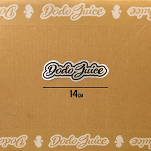 Dodo Juice REFRESH straight logo - brushed metal look HS 4911990000