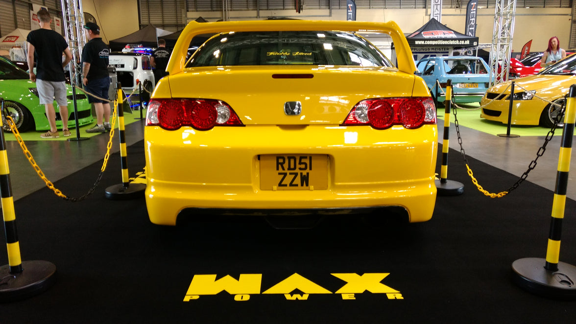 WAX POWER T-Shirt - SMALL - black with yellow print