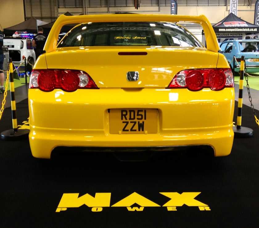 WAX POWER T-Shirt - SMALL - black with yellow print