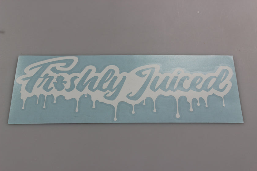 Freshly Juiced "Dripping with Freshness" Vinyl Scene Stickers