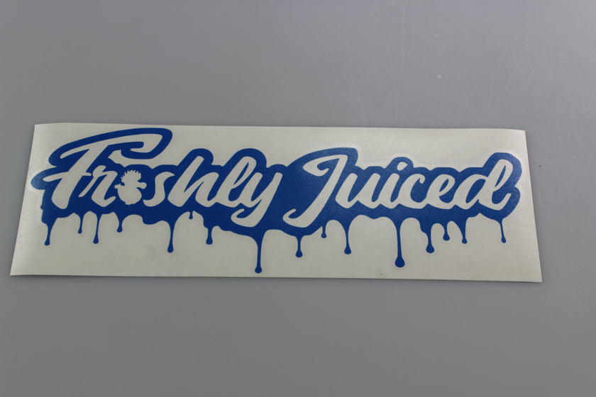 Freshly Juiced "Dripping with Freshness" Vinyl Scene Stickers