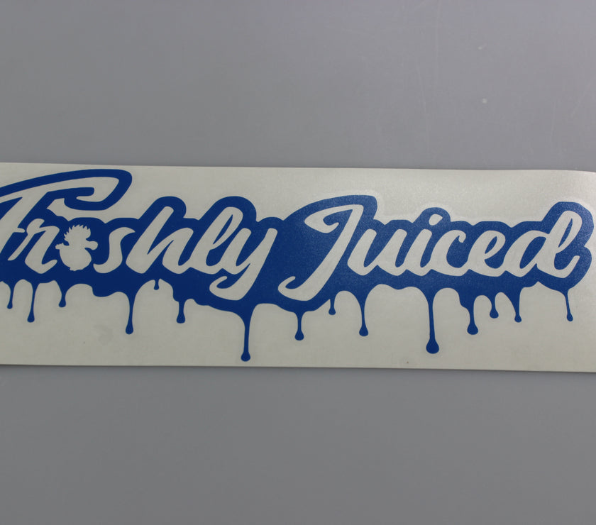 Freshly Juiced "Dripping with Freshness" Vinyl Scene Stickers