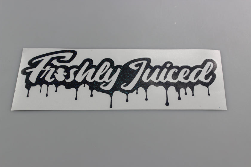 Freshly Juiced "Dripping with Freshness" Vinyl Scene Stickers