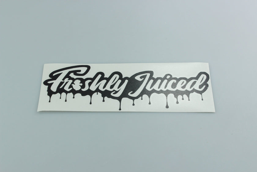Freshly Juiced "Dripping with Freshness" Vinyl Scene Stickers