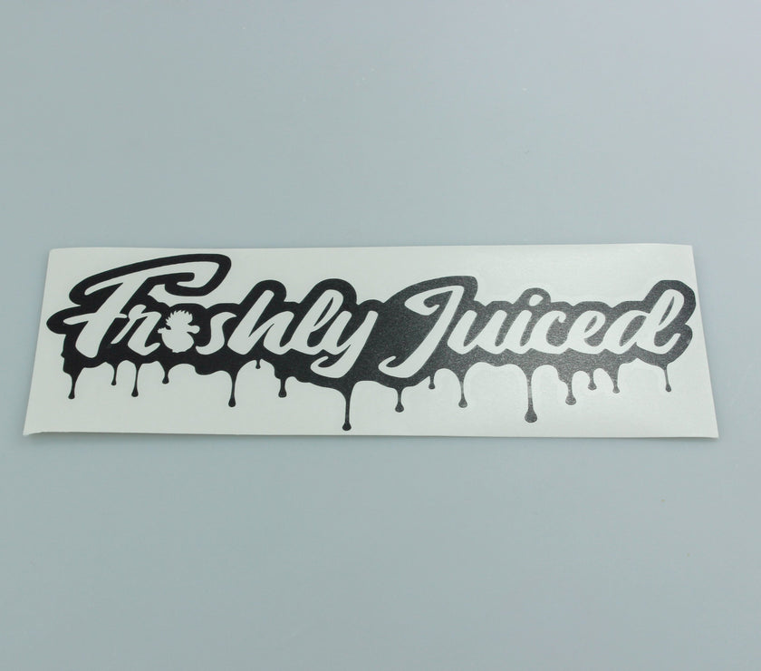Freshly Juiced "Dripping with Freshness" Vinyl Scene Stickers
