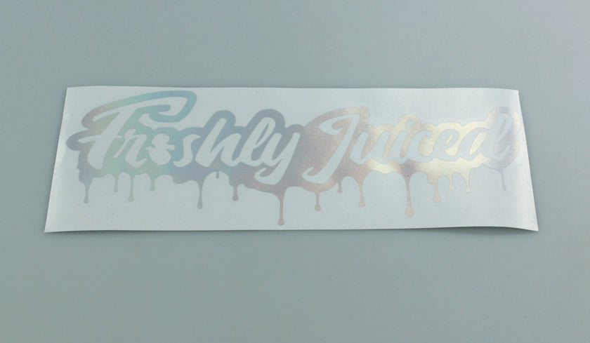 Freshly Juiced "Dripping with Freshness" Vinyl Scene Stickers