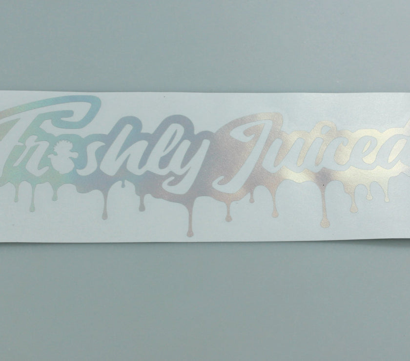 Freshly Juiced "Dripping with Freshness" Vinyl Scene Stickers