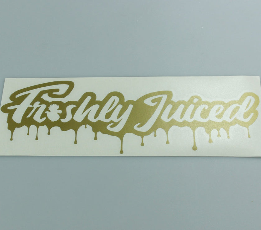 Freshly Juiced "Dripping with Freshness" Vinyl Scene Stickers