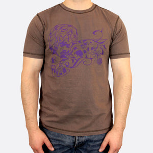 Purple Haze T-shirt - chocolate brown OFFER
